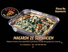 Makaron ze szpinakiem