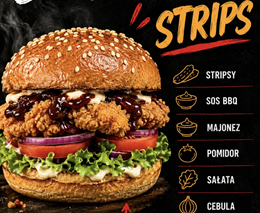 BURGER STRIPS 